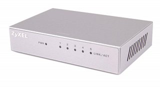 Switch ZyXEL GS-105B - 5 portowy 1Gbit/s (met. obudowa)