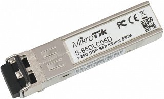 Moduł SFP miniGBIC RouterBOARD S-85DLC05D, DF, 1.25Gbps, MM, LC, 550m