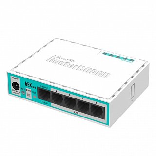 RouterBoard 750r2 (hEX Lite) + lic. level 4 + zasilacz