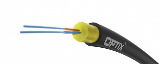 Kabel światłowodowy OPTIX AirFlow S-QOTKSdD Drop 2J 2x9/125 ITU-T G.657A2 - 1m