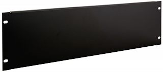 Maskownica / panel zaślepiający do szafy rack 19" 3U - czarny