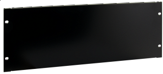 Maskownica / panel zaślepiający do szafy rack 19" 4U - czarny