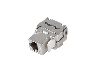 Gniazdo keystone 1xRJ45 Lanberg, kat.5e, 180st., ekranowane (KSF5-2000)