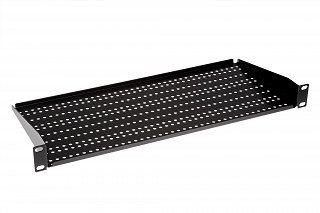 Półka do szafy rack 19" 1U 200mm ATTE ADD-RACK1PU1, otworowanie 10,8 mm