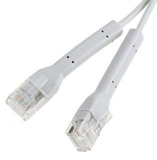 Patchcord UTP kat. 6A  - 0,25m - szary, LSOH, ultra flex (3mm)